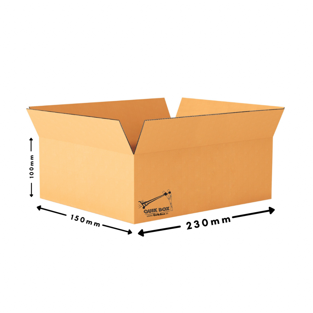 Corrugated Box 9 X 6 X 4 inch 3Ply (Pack of 50) Quik Box