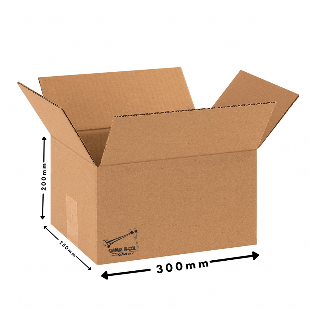 Corrugated Box 12 X 10 X 8 Inch 3Ply Pack Of 10 Quik Box